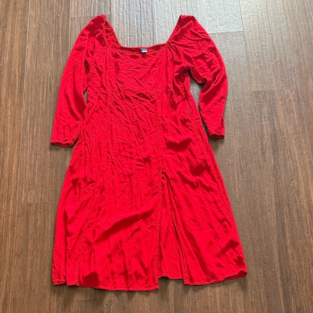 Elegant Red Women's Dress